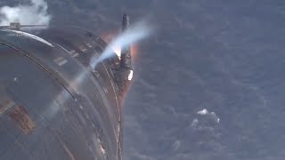 Wow SpaceX Starship reenters Earths atmosphere during 6th flight splashes down [upl. by Mord468]