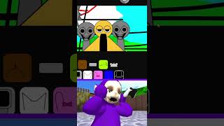 Tinky Winky Escape From Sprunki But I Ruined It Part 1 shorts [upl. by Johny]