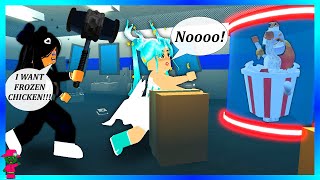 🍗This BEAST Wants FROZEN CHICKEN🍗Roblox Flee The Facility [upl. by Rickie]