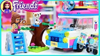 Lego Friends Olivias Mission Vehicle Build Review Silly Play Kids Toys [upl. by Eenwahs]