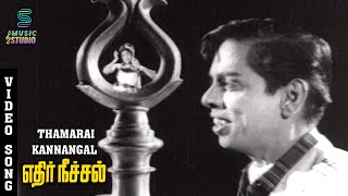 Thaamarai Kannangal Video Song  Edhir Neechal  Nagesh  Jayanthi  TMS  P Susheela  Music Studio [upl. by Paget]