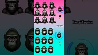 Find this odd Chenj gorilla face 👀emoji emojichallenge puzzlegame youtube short viralvideo [upl. by Ribble]