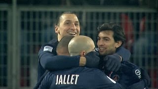 Goal Zlatan IBRAHIMOVIC 54  Valenciennes FC  Paris SaintGermain 04  201213 [upl. by Lora]