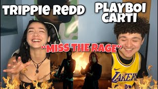 🔥Trippie Redd – Miss The Rage ft Playboi Carti Official Music Video REACTION❗️ [upl. by Aihsinat]