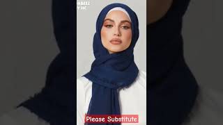 CRIMPS HIJAB 💫 hijab hijabstyle hijabfashion hijabi hijabtutorial crimp scarf thimble fyp [upl. by Hcone]