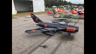 CARF MIG17 at Jets over Deland 2024 [upl. by Dranyam]