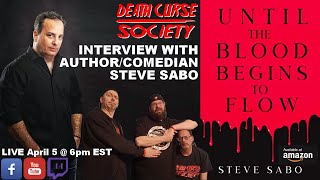 Interview with authorcomedian Steve Sabo  Death Curse Society [upl. by Phina602]