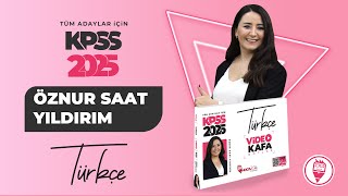 2025 KPSS TÜRKÇE Ders Tanıtım Videosu  Öznur Saat Yıldırım [upl. by Yrrad]