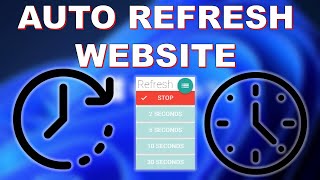 How to Refresh Web page  Reload Web page at a Certain Time [upl. by Anjali]