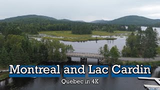 Montreal and Lac Cardin Drone 4K [upl. by Caria]