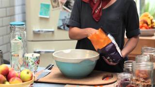 A step by step guide to making bircher muesli [upl. by Ahtinak324]