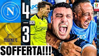 😮‍💨 SOFFERTA NAPOLI 43 MODENA dcr  LIVE REACTION NAPOLETANI AL MARADONA HD [upl. by Grider920]