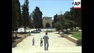 JERUSALEM MUSLIM HOLY SITES  JORDAN AUTHORITY RELINQUISHED [upl. by Hterrag88]