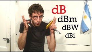 ¿Qué son los DECIBELES  dBm dBW dBi dBlo que sea  El Traductor [upl. by Greysun]