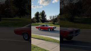 Classic Dodge Charger Leaving Sanders Car Show car dodge charger classiccar enginesound [upl. by Germano]