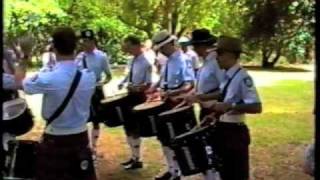 Victoria Police Pipe Band  Daylesford December 1990 [upl. by Lallage152]