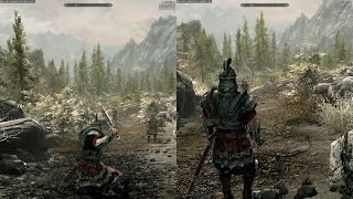 Skyrim Together split screen Mods Nucleus coop [upl. by Amarillis]