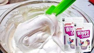 CUKUP 2 BAHAN BUAT WHIPPED CREAM YG KOKOH amp TDK MUDAH MELELEH TIPS ampTRICK WHIPPED WIPPY CREAM HAAN [upl. by Atig]