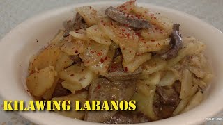 KILAWING LABANOS RADISH RECIPE with PORK LIVER AND HEART 26 [upl. by Rigdon816]