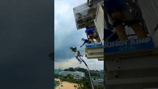 Hebaree Bungee Jump In Singapore😂😍🔥  Shorts  Bungee Jump  CoupleShorts shorts hebaree [upl. by Eiramenna]