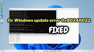 FIXED Windows update error 0x80240042 [upl. by Hahn]