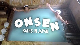 Japanese Onsen Bath Experience Hot Spring Paradise ★ ONLY in JAPAN [upl. by Falo]