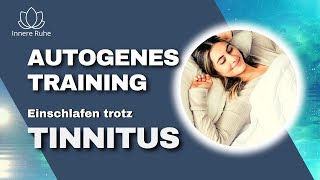 Tinnitus Entspannnung durch Autogenes Training I Entspannen und Einschlafen mit Gewitter und Regen [upl. by Nylyram]