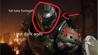 doom dark ages beta footage never seen before [upl. by Hanzelin401]