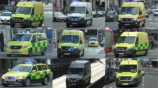 12 Meerdere Rode KruisART Ambulances Brussel met spoed [upl. by Wiener495]