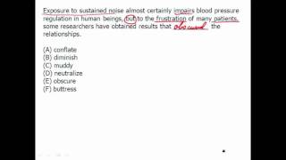 New GRE Verbal Practice Sentence Equivalence  Example 1 [upl. by Evander]