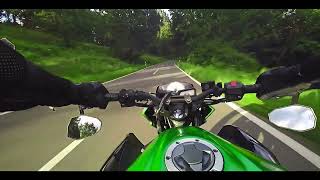 Kawasaki Z300  GoPro Hero 4 Silver  Akrapovic Exhaust [upl. by Amesari]