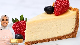 The creamiest CHEESECAKE Ive ever had Easy New York cheesecake recipe no water bath [upl. by Mosier542]