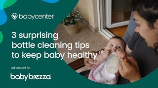 3 surprising bottle cleaning tips to keep baby healthy  Ad Content for Baby Brezza [upl. by Rintoul761]