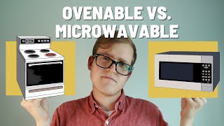 Heating Food in Plastic  Ovenable vs Microwavable Plastic [upl. by Silvana]