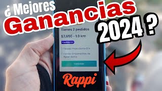 🤔 COMPARÉ mis GANANCIAS en RAPPI 2023 🆚 2024 y este fue el RESULTADO 😩 [upl. by Niad]