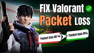 HOW TO FIX PACKET LOSS VALORANT 2023  Valorant Packet Loss Fix [upl. by Oab]