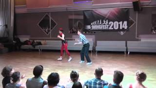 Ksenia Parkhatskaya amp Masi Sauren Swingfest 2014 [upl. by Neelie592]