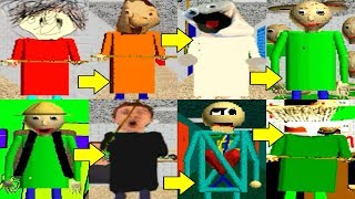 Evolution of Baldi in Baldis Basics MANIA 2019 [upl. by Aysahc]