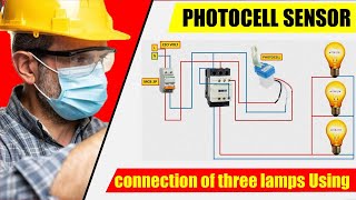 photocell sensor connection  photocell wiring diagram [upl. by Fee]