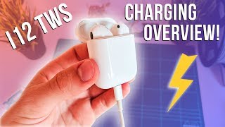 i12 TWS Battery and Charging Overview [upl. by Ainival]