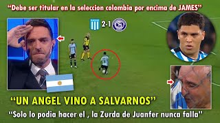 quotUN GENIO COLOMBIANOquot PERIODISTAS ARGENTINOS se RINDEN A GOLAZO de JUANFER QUINTERO con RACING HOY [upl. by Anwahsad]