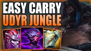 THIS IS HOW UDYR JUNGLE CAN EASILY CARRY YOUR SOLO Q GAMES  Gameplay Guide League of Legends [upl. by Itirp]