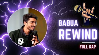 Babua Rewind Udaan Batchs Epic Journey with Ritik Sir  Rap by Anand Nawab [upl. by Eiralih]