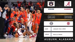 Auburn vs Alabama  SEC  12124 [upl. by Lednahs722]