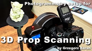 Photogrammetry Setup for Indoor 3D Prop Scanning [upl. by Kram428]