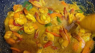 Curried Shrimp Curry Shrimp in Coconut Milk Juicy amp Flavorful [upl. by Ycart]