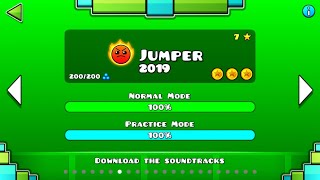 JUMPER 2019  Geometry Dash 211 Remake of 10 Level Jumper [upl. by Leirvag]