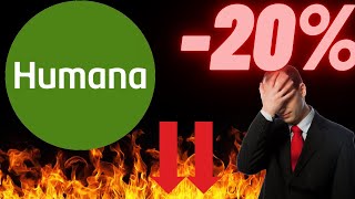 Why Is Humana HUM Stock CRASHING  GREAT Time To BUY HUM  Humana Stock Analysis [upl. by Brennan839]