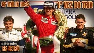 O PRIMEIRO PÓDIO de PROST PIQUET e SENNA JUNTOS  GP Itália 1985 [upl. by Dash544]