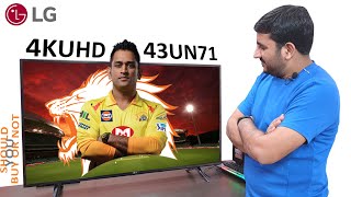 LG LED 43 INCHES 4K Ultra HD 43UN7190PTA LED Tv Unboxing amp Detailed Review Hindi [upl. by Holsworth]